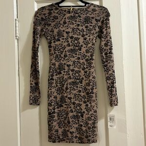 New B.Darlin Dress, Size 3/4, Taupe/Black Color